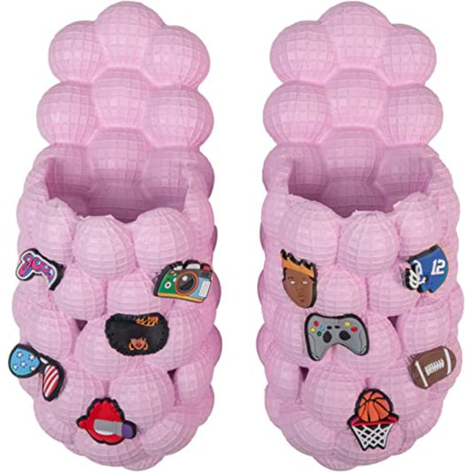 Patterned Golf Bubble Slides Slippers For Men And Women
