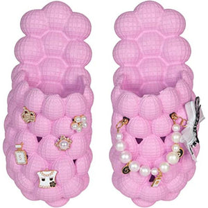 Golf Bubble Slides With Pearls For Men And Women